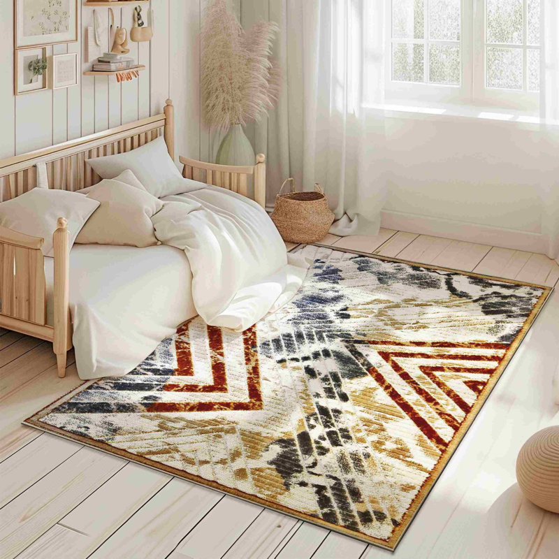 Joseph Rug DESIGN 5520, Sand, Rectangle 5'3" x 7'7"