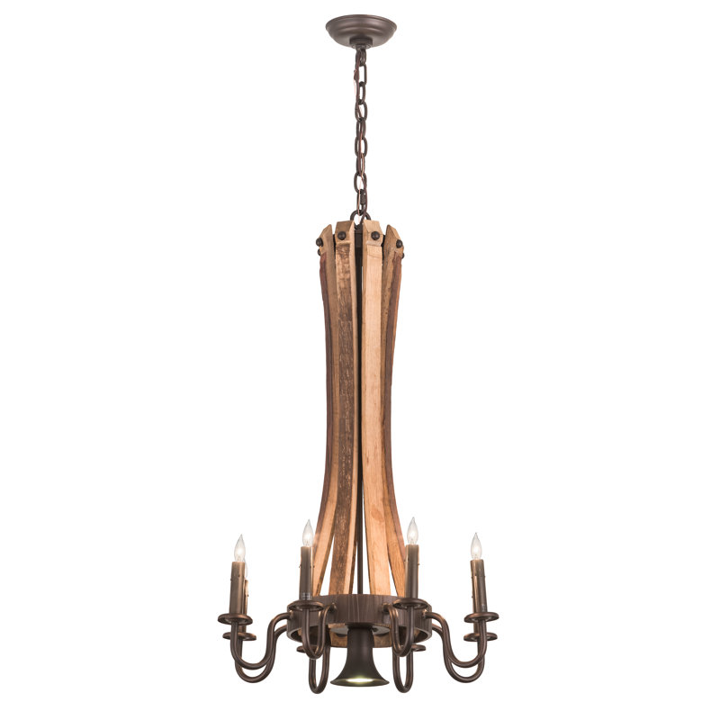 Stave Madera 8 - Light Chandelier
