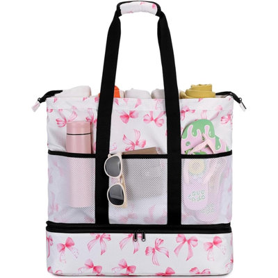 Sac fourre-tout imperméable à l'eau avec sac à glissière pour piscine