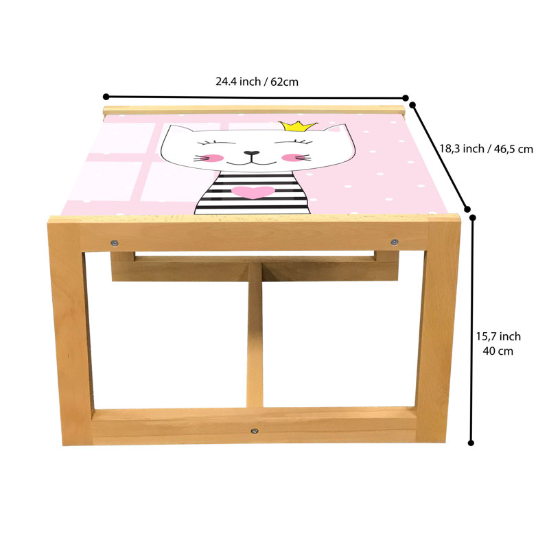 Jahnavi Sled Coffee Table, 62cm H x 46cm W x 40cm D