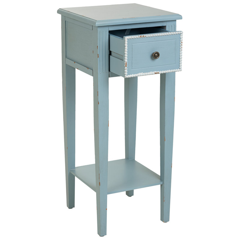 Kimonte 33 cm W Bedside Table, Blue