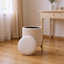 Solid Wood Accent Stool-2084403360