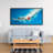 Diving Jump Print On Canvas