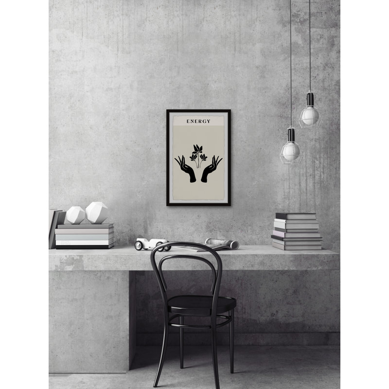 Everything Is Energy by Marmont Hill - Single Picture Frame Painting, 30cm H x 30cm W