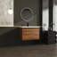 Brown 30 Inch Bathroom Vanity With Resin Countertop Sink,  2 Doors Bathroom Cabinet Set-1256414660-1256414663