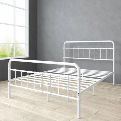 Florence 42" Modern Farmhouse Metal Platform Bed