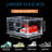 Clear Acrylic Plastic Shoe Storage Boxes, Stackable Foldable Drop Front Design With Lids, Space-Saving Shoe Organizer