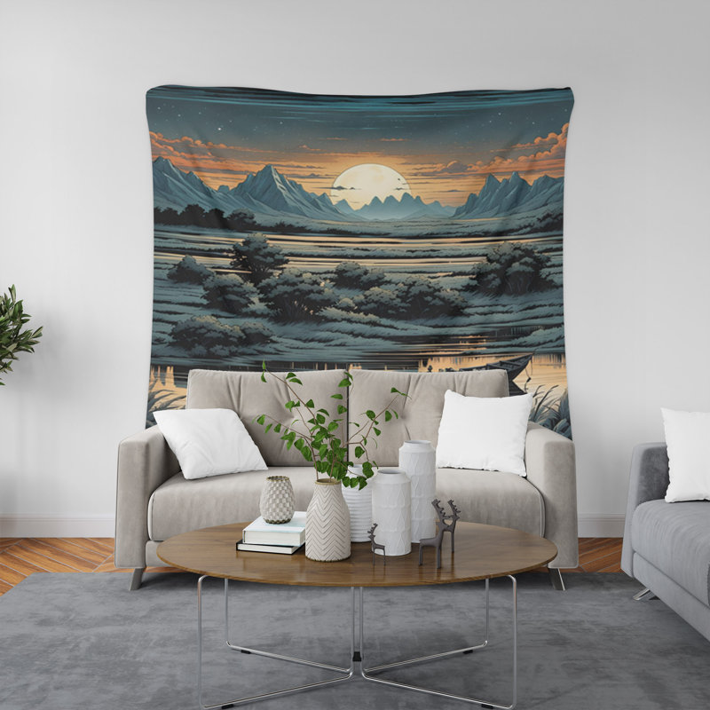 Tapisserie murale, H 80 po x l 68 po x P 0,8 po