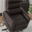 Fauteuil relevable en similicuir brun foncé Bentley-217097646