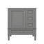 Armoire de meuble-lavabo autoportante moderne 30 "avec lavabo 3 tiroirs 1 porte-651186834