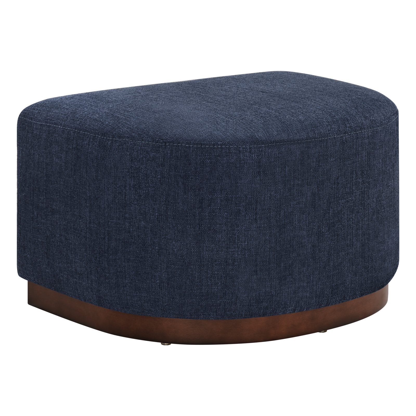 Upholstered Ottoman, Navy
