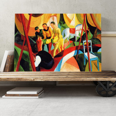Circus by August Macke - Wrapped Canvas