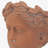 D6x9" Visage Head Bust Planter, Brown-198306192