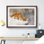 Two Foxes by Bruno Liljefors - Framed Print-62792559-62792560