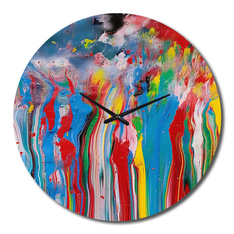 Horloge murale en métal, Grand