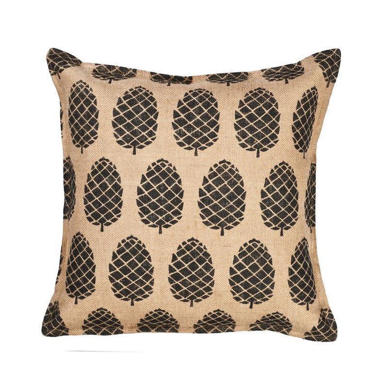  Coussin Pinecone, Noir