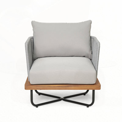Chaise d'extérieur en bois d'acacia