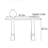Mid-Century Modern Solid Pine Console Table-13645525