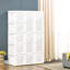 Armoire-penderie portative, armoire de chambre pliante, rangement pour vêtements avec 11 compartiments cubes