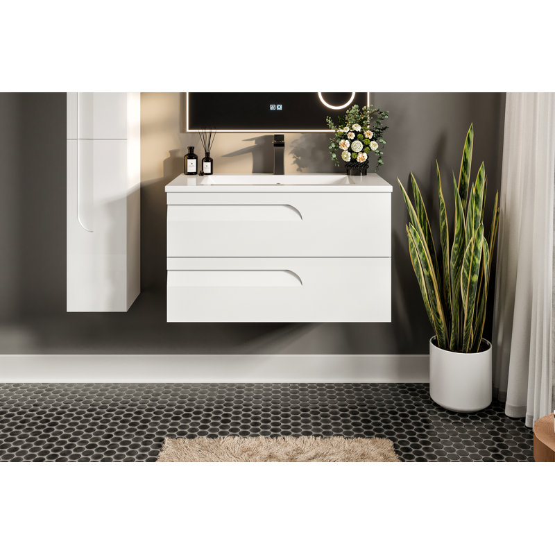 Alberthe 39 Single Bathroom Vanity with Top