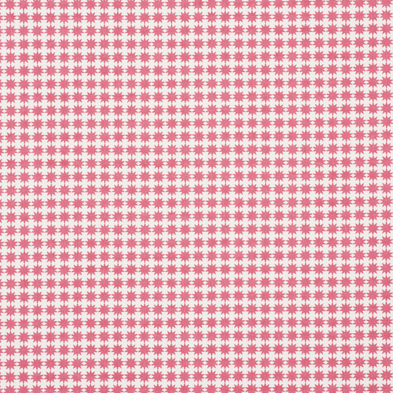 Schumacher x Studio Bon Stella Fabric, Pink