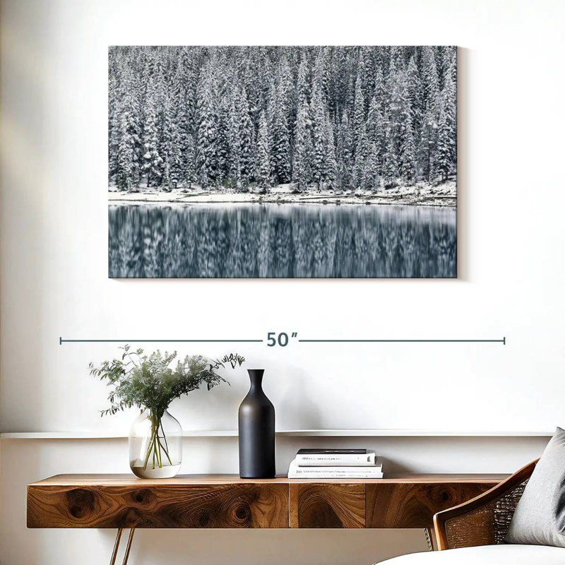 Alvord Winter Reflections, H 26 po x l 39 po