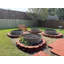 Pot de jardin surélevé d'Anleolife rond de 120 x 55 cm, gris, ensemble de 2-214590698-33260517