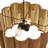 2 - Light 18" Dimmable Petal Drum Fabric Chandelier-750982474