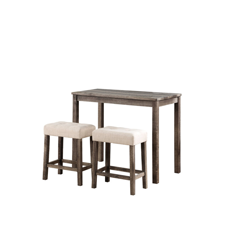 Solid Wood Top Dining Set