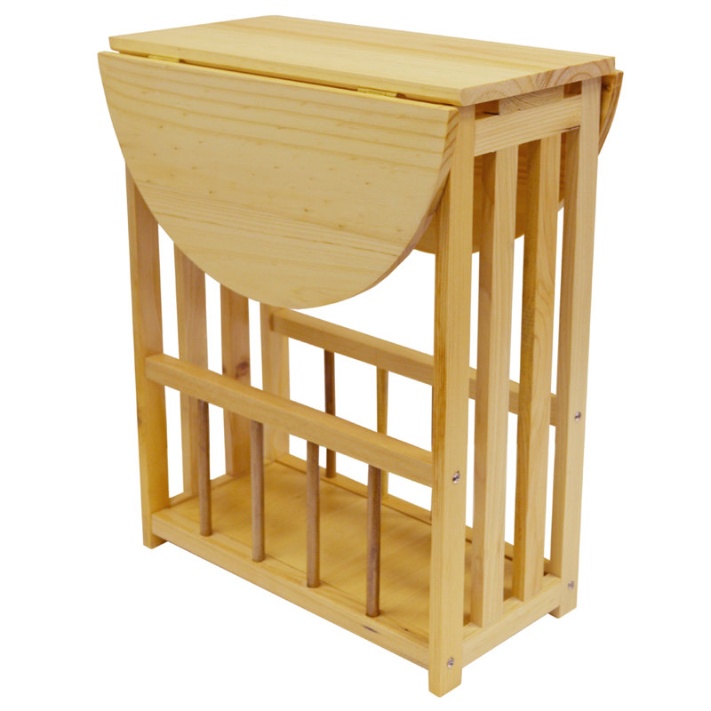Solid Wood End Table, Natural