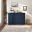 Îlot de cuisine de ferme avec table de salle à manger extensible, armoire de rangement convertible-958222480-958222486