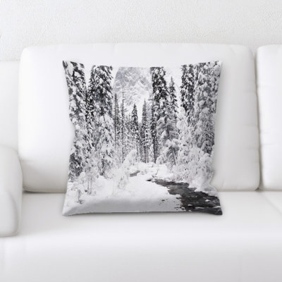 Microsuede Reversible Throw Pillow