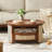 Brown Solid Wood Ash Coffee Table-109580303