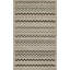 Abbott Hand Tufted Wool Chevron / Zig Zag Area Rug in Tan-135784387