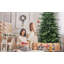 Arbre de Noël 7,5 pi PVC vert + 7,5 pi avec 2856 pointes-1504626171