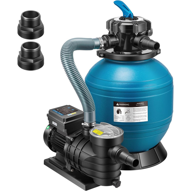2850 GPH Sand Filter Pump with Timer