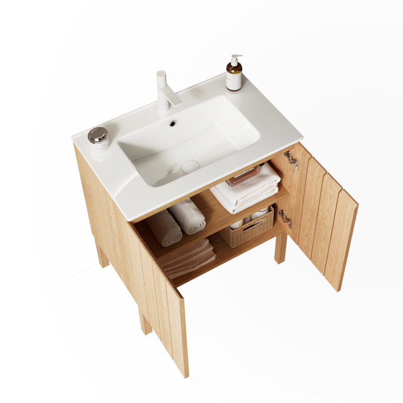 Armoire de rangement autoportante avec portes doubles