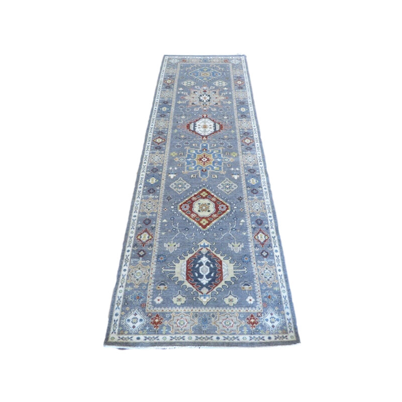 Tapis de couloir unique en laine 2 pi 11 po x 9 pi 10 po Hartlieb