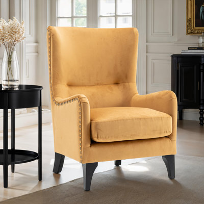 Upholstered Wingback Chair