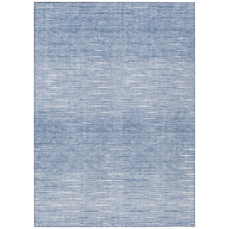 Leis Washable Ombre Indoor / Outdoor Rug, Rectangle 9' x 12'