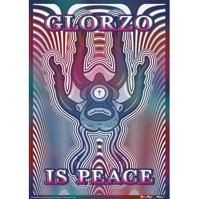 Rick et Morty (Glorzo Is Peace), art mural