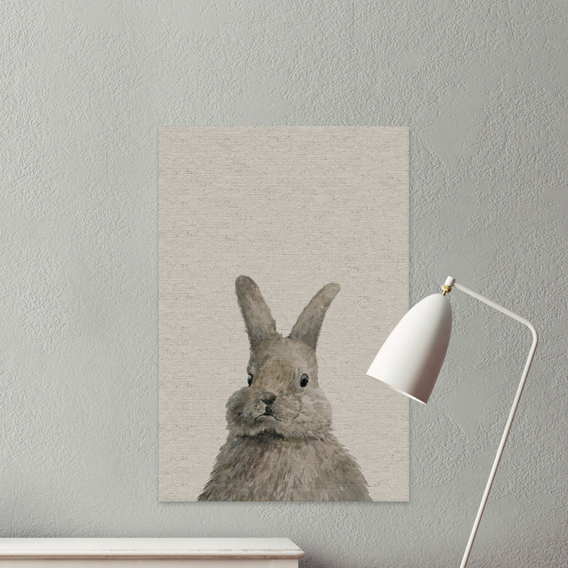 «Chubby Hare II», reproduction sur toile tendue, H 18 po x l 12 po x P 1,5 po