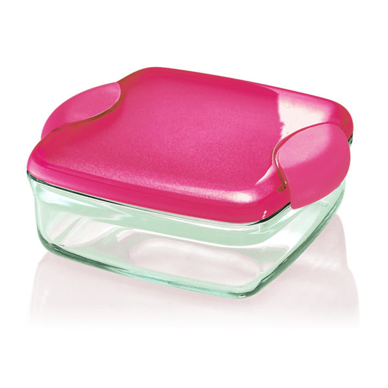 Contenant pour aliments pour aliments 22 onces acrylique petit air Latina, Rouge