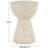 Cole And Grey Mango Wood Accent Table