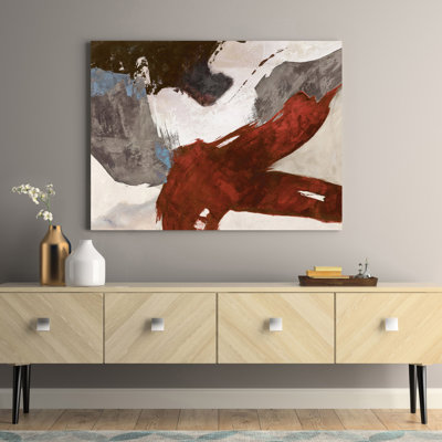 Abstract Elevation by Jim Stone - Wrapped Canvas Painting