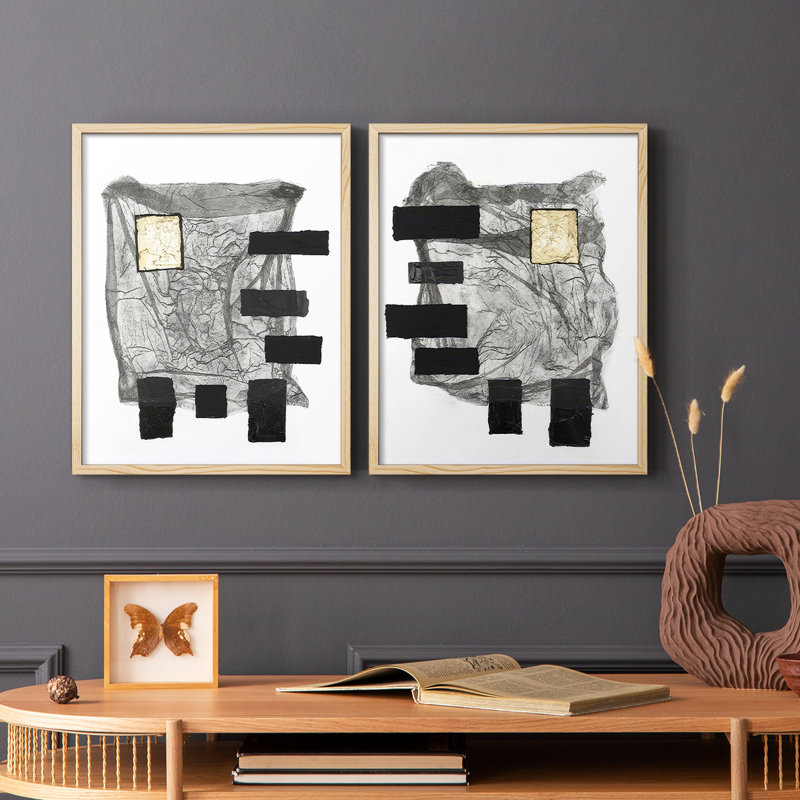 Testimonial I-Premium, reproduction encadrée prête à accrocher - aucun clou requis - aucun clou requis, Bois naturel