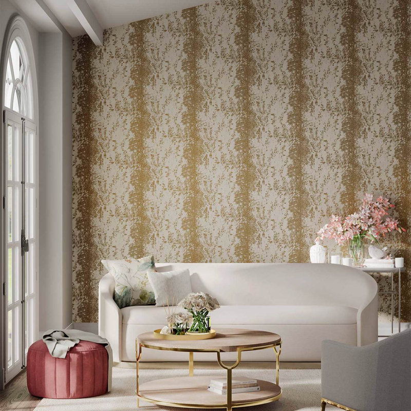 Eglomise 1005cm x 52cm Wallpaper Roll, Gold