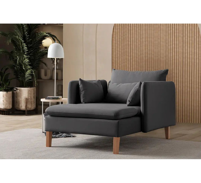 Fauteuil à oreilles, Anthracite