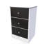 Fully Assembled Alafia 3 Drawer Bedside Table-1246337172-1246337177