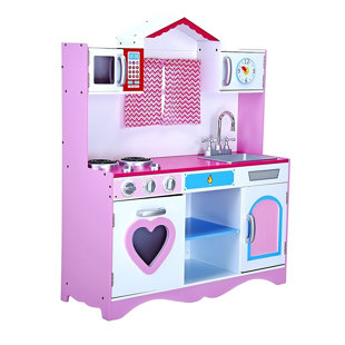 Large Wooden 6 Piece Kitchen Set